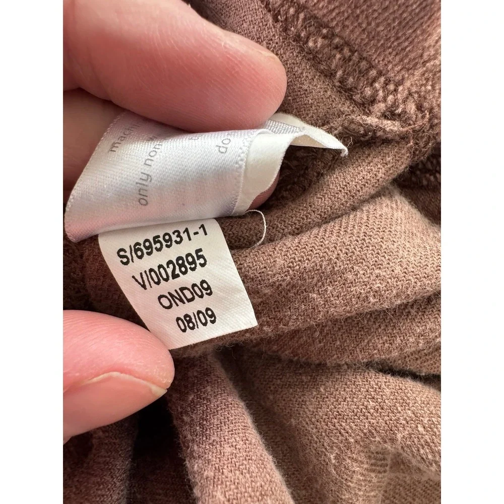 VTG Old Navy 2T Brown‎ Velour Dress